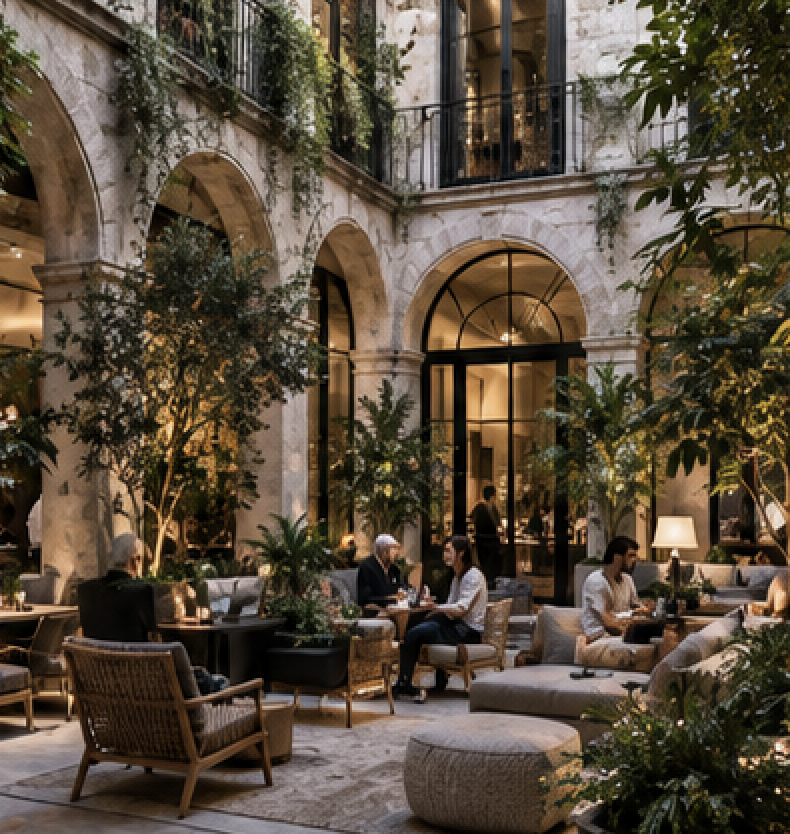 Nomada courtyard lounge